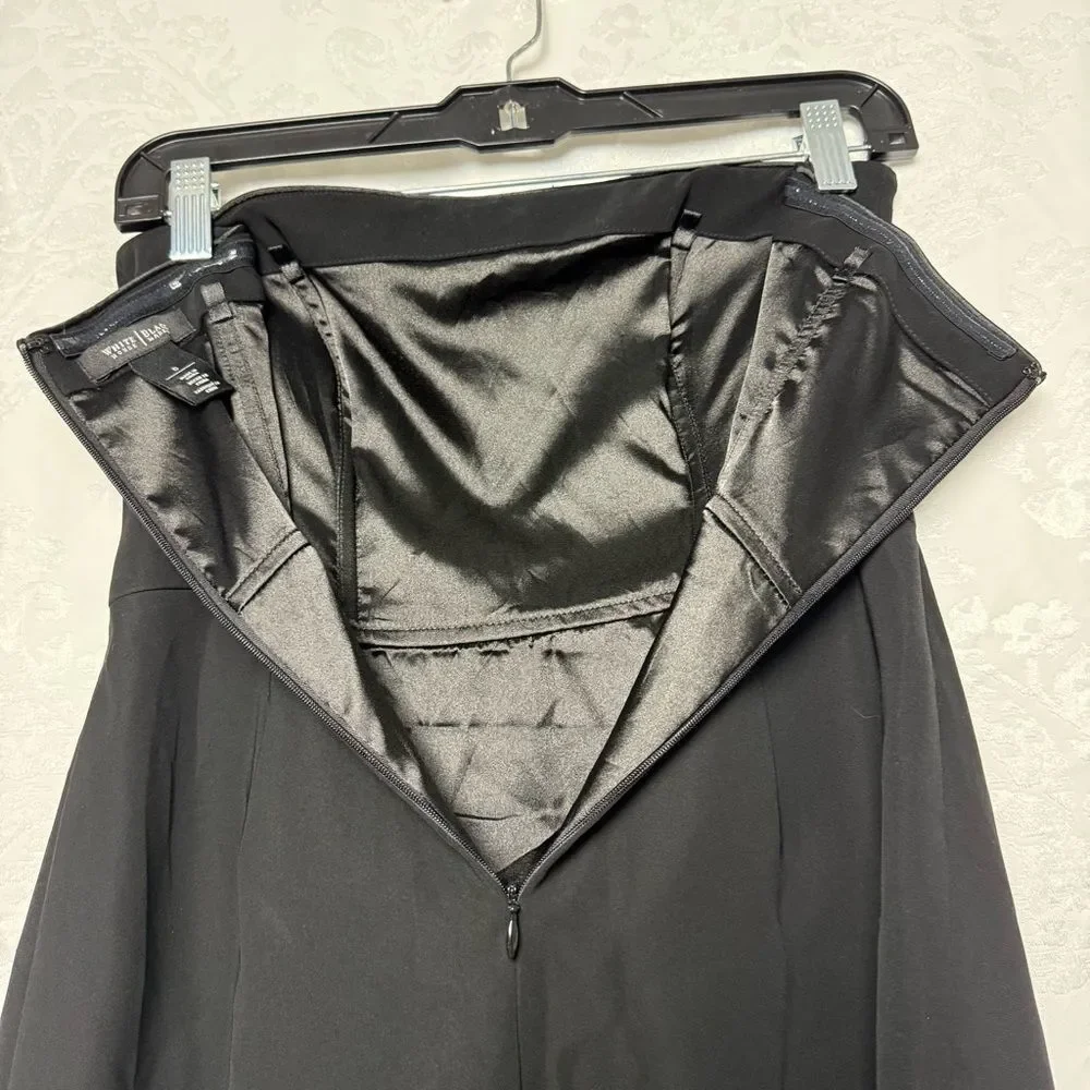 White House Black Market Black Sleeveless Mini Dress‎ Size 10